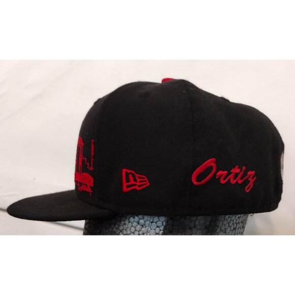 New Era Hardwood Classics Portland Trailblazers Rip City "Ortiz" Hat 7 1/8 - Picture 3 of 5